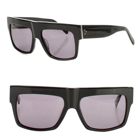 celine zz top sunglasses black ebay|Celine Women’s Black Cat Eye Shape Sunglasses In Vgc .